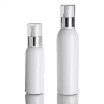 100ml PET Losjonas Butelis su balto Plastiko Siurblio balta aišku, kosmetikos purškimo butelį skysčio SN397