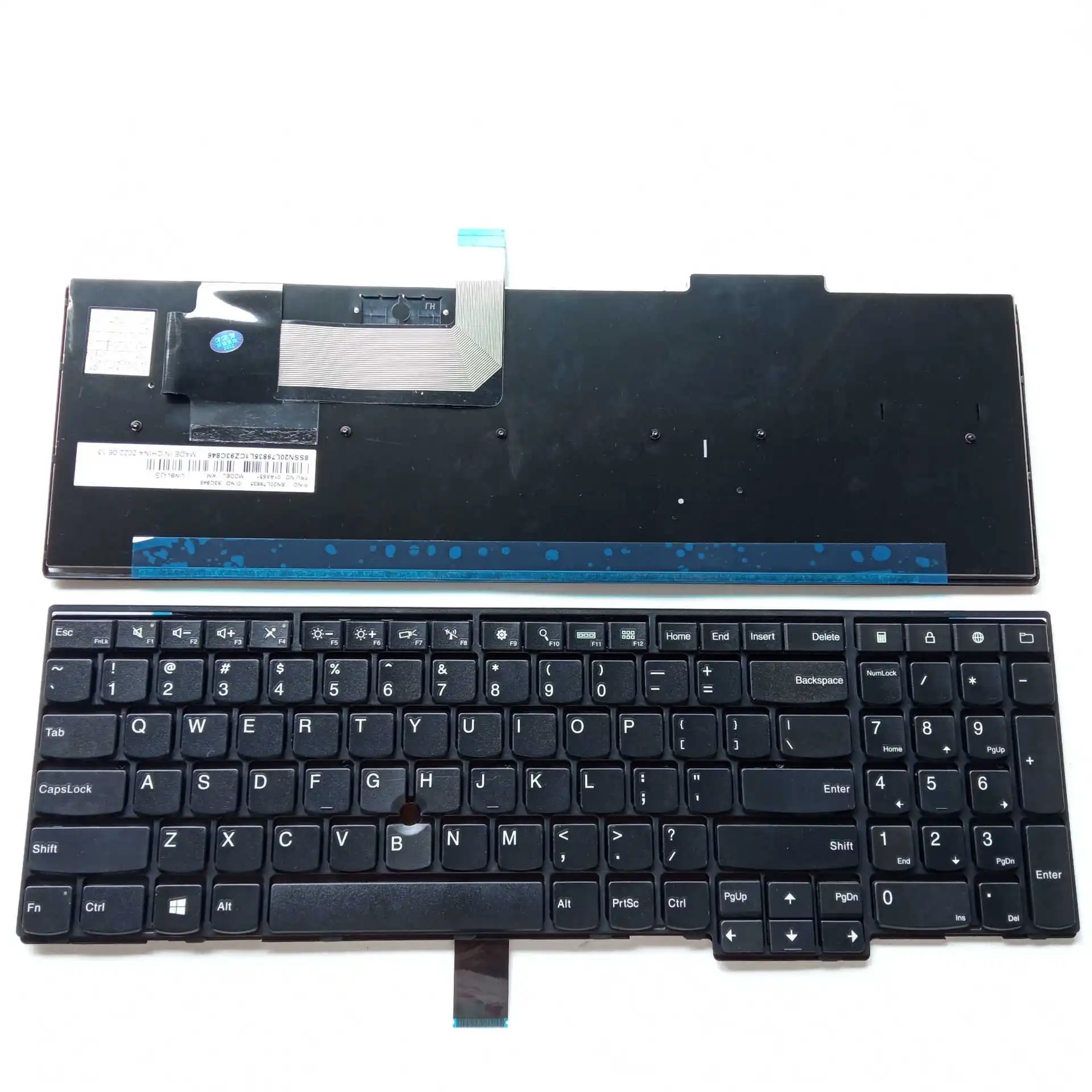 Naujas JAV lietuvių IBM Thinkpad E531 E540 T550 T560 L540 L560 W541 NoBacklight Juoda NoWith Point Stick Sąsiuvinis Nešiojamojo kompiuterio Klaviatūra - 0