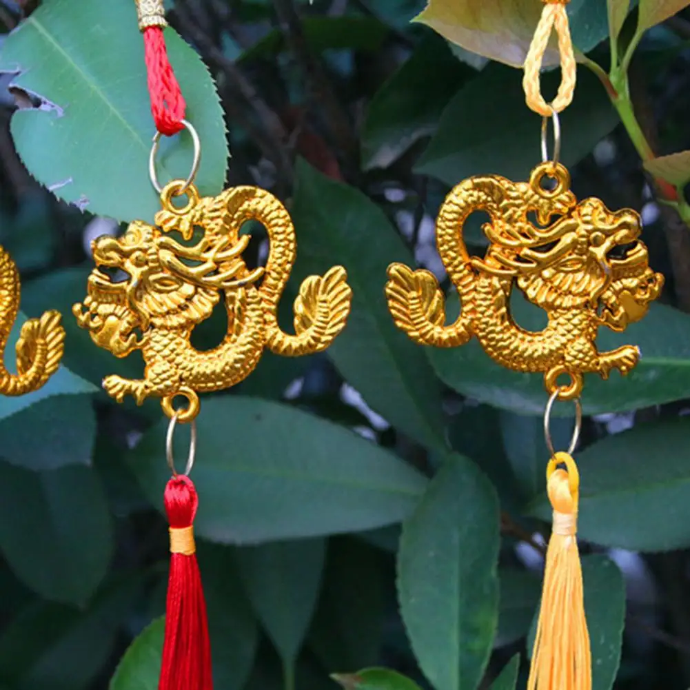 Kinų Zodiako Pakabukas Dragon Pakabukas Laimingas Talismanas Bauda Kūrinys, Kutas Ornamentu Sukurti Naujųjų Metų Dovana Sėkmės - 0