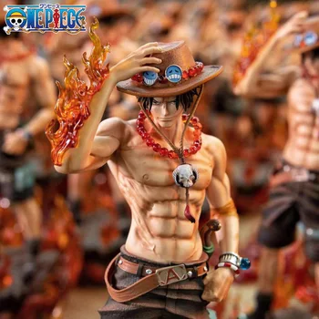 24cm One Piece Anime Pav Liepsna Ace BT Nuolatinis Laikysena GK Manga Statula Pvc Veiksmų Statulėlės, Kolekcines, Modelis Žaislą Dovanų