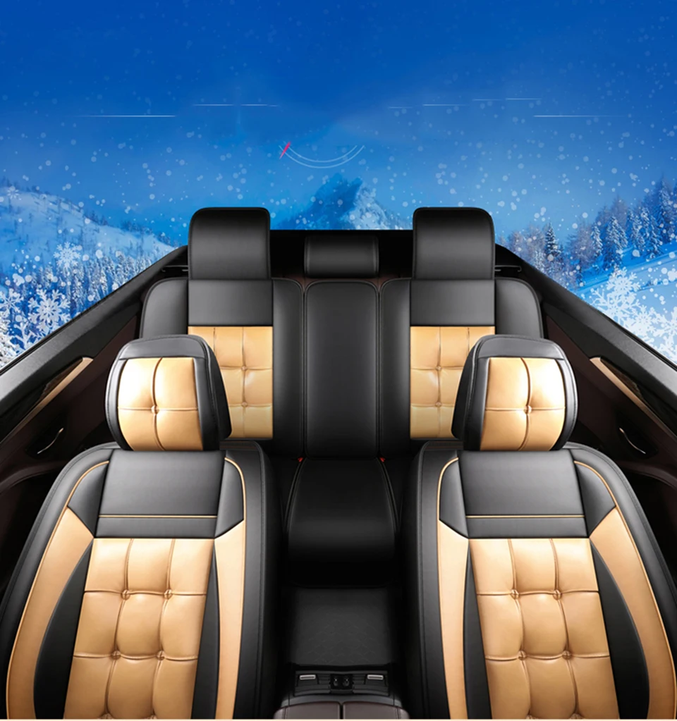 Prabanga Žiemos Oda Automobilių Sėdynės Padengti BMW e91 touring 