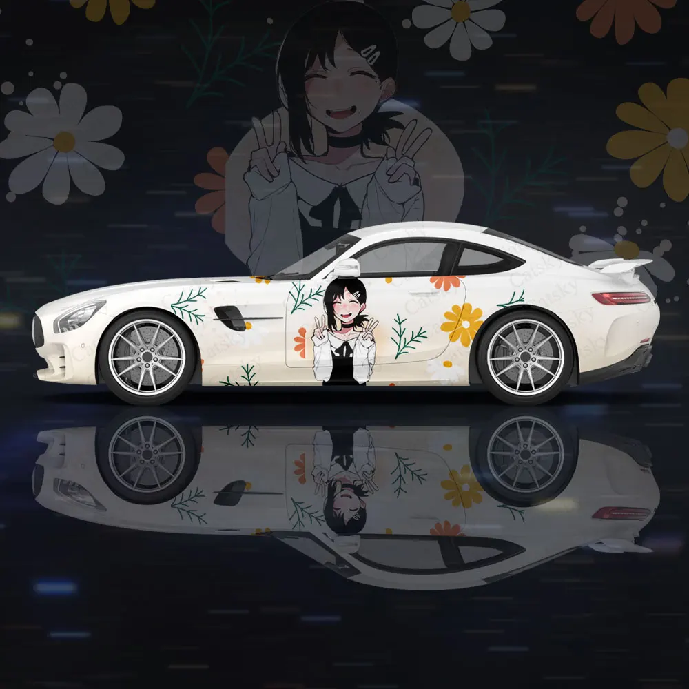 Kobeni Higashiyama anime automobilių lipdukas pusėje grafika pakuotės vinilo modifikuotų dalių lipdukas užsakymą nuotrauką gėlių dažų lipdukas - 1