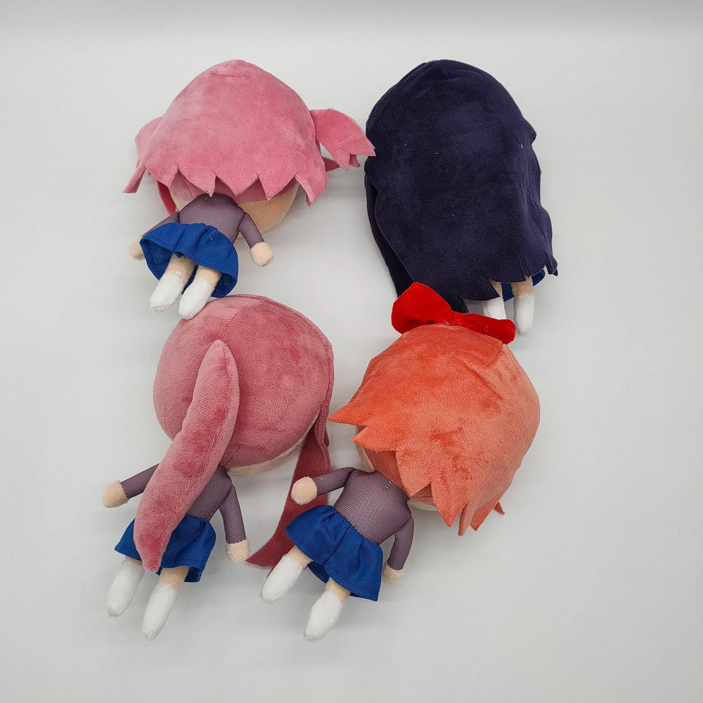 Juego Doki Klubas literario juguetes de peluche Anime Cosplay Monika Natsuki Sayori Jurijus muñecas 20cm - 2