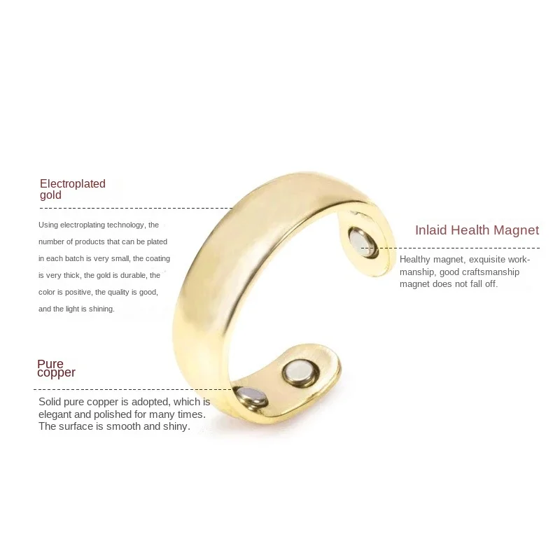 4 Magnetai Anti-Knarkimas Įtaisas Žiedas Magnetinė Terapija, Akupresūra Gydymas Nuo Piršto Žiedą Miego Pagalba Knarkimas Vyrai Moterys - 2