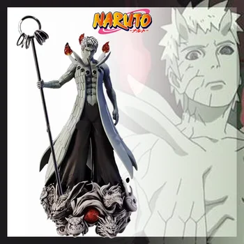 40CM Anime Naruto Uchiha Obito Veiksmų Skaičius, Duomenys Ninja Statula Statulėlės Lėlės Modelio Ornamentu Surinkimo Apdailos Žaislai, Dovanos