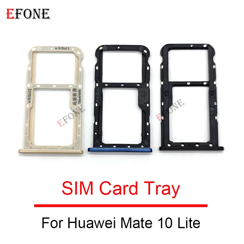 10vnt Už Huawei Mate 10 20 20X Pro Lite SIM Kortelės Dėklas Lizdo Laikiklį Adapterio Lizdas, Remontas, Dalys - 3