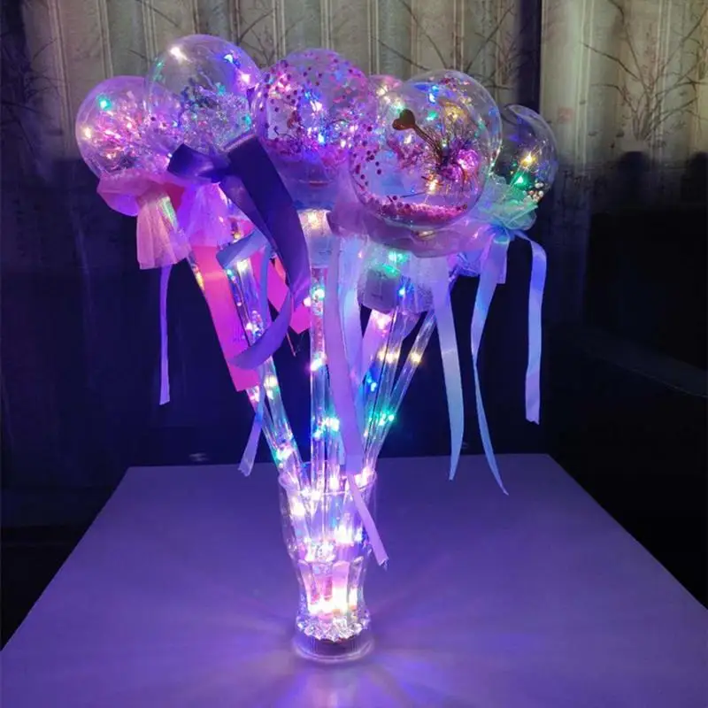 LED Magic Fairy Stick Kalėdų Eglutė Lazdos Rave Žaislas Šviesos Magija Kamuolys Lazdelė Glow Stick Gimtadienius Vaikams, Naujumo, Šviesos Žaislas - 3