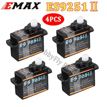 4PCS Emax ES9251Ⅱ 4g Plastiko Micro Skaitmeninis Servo Versijos RC Modelis