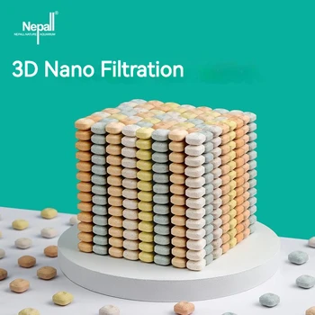 500g Akvariumas Keramikos Filtras Nano 3D Media Naudingų Bakterijų Namas Biologinio Filtravimo Valymo Žuvų Bakas Vandens Filtrų Priedai