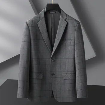 5930 - Nauji vyriški laisvalaikio kostiumas tendencija ilgomis rankovėmis mažas kostiumas korėjos slim striukė