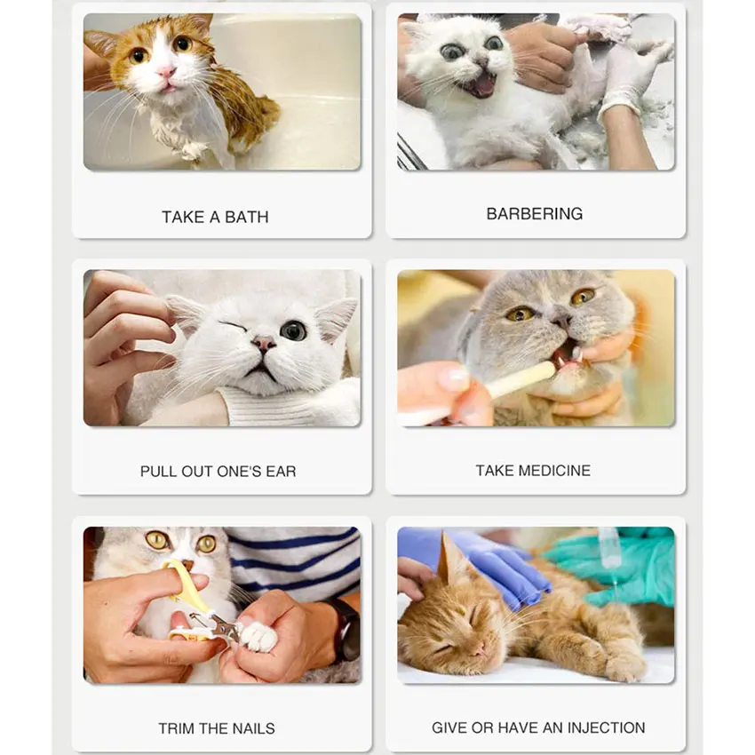 Reguliuojamas Naminių Kačių Leteną apsaugos Vonia Minkšto Silikono Anti-Scratch Batai Kačių Czesanie prekių Tikrinimas Katės Letena Dangtis - 4