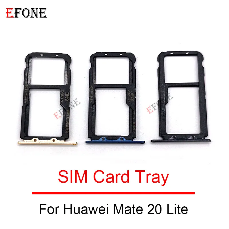 10vnt Už Huawei Mate 10 20 20X Pro Lite SIM Kortelės Dėklas Lizdo Laikiklį Adapterio Lizdas, Remontas, Dalys - 5