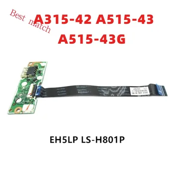 Acer Aspire A315-42 A515-43 A515-43G Nešiojamas USB Garso plokštę Kabelis EH5LP LS-H801P 100% Patikrintas Greitas Laivas
