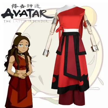 Anime Avatar The Last Airbender Katara Ugnies Tautos Aang Cosplay Kostiumų Suaugusių Moterų Halloween Carnival Aukštos Kokybės Drabužius