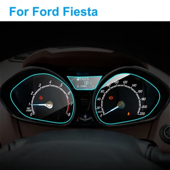 Automobilio Prietaisų Skydelyje Screen Protector Kino Spidometras Apsauginės Plėvelės Auto Interjero Aksesuarai Ford Fiesta 2013-2016 M.