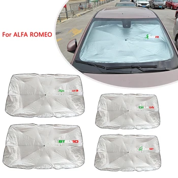 Automobilių Priekiniai Spalvinimas Apsauga nuo Saulės Šilumos Izoliacija Apima Alfa Romeo 4C BRERA STELVIO GIULIA Tonale VORAS SPANTIVA Serpente