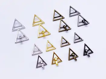 B143 Mini Trikampis Metalo Sagtis Su Pin Lėlės Drabužių Siuvimo Amato Tiekimo 12