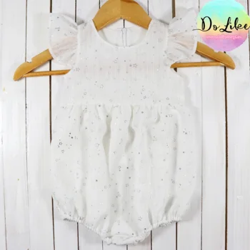Baltos žvaigždės kūdikių OEM priimami vaikai romper Kinijos gamintojas mergaičių drabužiai madingi išskirtinį jumpsuits nauji vaikiški drabužiai