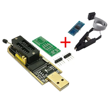 CH341A 24 25 Serijos, EEPROM, Flash BIOS USB Programuotojas Modulis + SOIC8 SOP8 Bandymo Įrašą EEPROM 93CXX / 25CXX / 24CXX