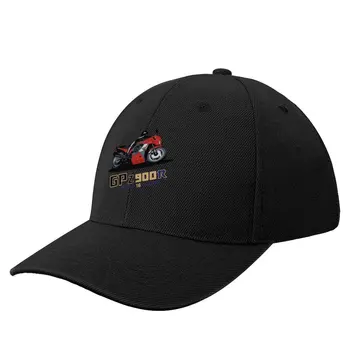 Custom motociklų iliustracija GPz900R Raudonos, Pilkos spalvos Beisbolo kepuraitę pėsčiųjų skrybėlę juokingi skrybėlę juoda Moterų Paplūdimio Lizdo 2023 vyriški