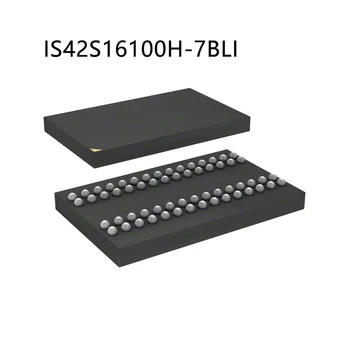 IS42S16100H-7BLI SDRAM atminties IC 16 mb lygiagrečiai 143 MHz 5.5 ns 60-TFBGA Atminties lustas integrinio Grandyno Lustas Elektroninių Komponentų