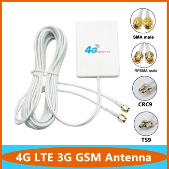 Išorės WiFi Antenų Maršrutizatoriaus Antenos Signalo Enhace, 4G LTE, 3G, GSM, Omni, 700 ~ 2700Mhz, Didelis Pelnas, SMA, TS9, CRC9 Vyrų, 2vnt