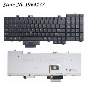 JAV apšvietimu nešiojamojo kompiuterio klaviatūra DELL PRECISION M6400 M6500 Apšvietimu