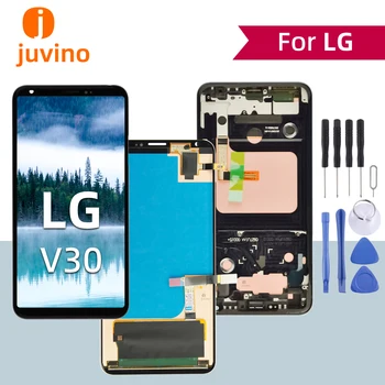 Juvino Už LG V30 LCD Originalus Ekranas ir Touch Screen Jutiklis skaitmeninis keitiklis montavimas, Remontas Įrankiai