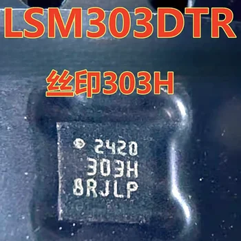 LSM303DTR 303H Akselerometro, Magnetometrai, Temperatūros, 6 Krypties Jutiklis IC Chipset 100%Originalus ir Nauji