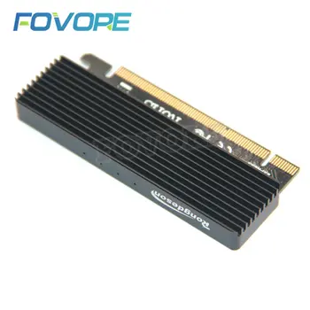 M. 2 NVMe SSD NGFF, KAD PCIE 3.0 X16 Adapteris su LED Klavišą M Interface Card Bendradarbiavimą PCI Express 3.0 x4 2230-2280 Dydis m.2 FULL SPEED
