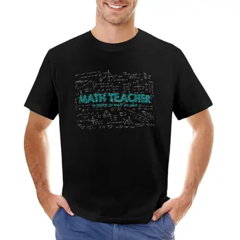 Matematikos Mokytoja (ne problema per didelis arba per mažas) T-Shirt anime gyvūnų prinfor berniukų marškinėliai vyrams