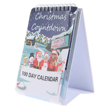 Mokyklos Baigimo Žemyn Kalėdinis Advento Kalendorius Kalėdų Darbastalio Kalendorinio Mėnesio Stalas Trinkelėmis Kalendorius