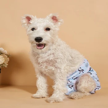 Moterų Šuo Higienos Fiziologinių Kelnes Animacinių Filmų Spausdinti Šuo Vystyklų Sanitarijos Mažylis Apatiniai Šortai Moteriška Šuo Saugos Kelnės