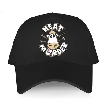 Naujas Laisvalaikio ir patogiai Saulės Vyrų skrybėlę MĖSOS NUŽUDYMO Animacinių filmų Unisex beisbolo kepurės, kvėpuojantis lauko skrybėlės Medvilnės spausdinti Bžūp