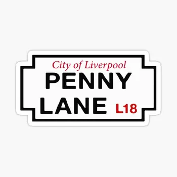 Penny Lane Pasirašyti 5VNT Automobilių Lipdukai Anime Apdaila Bamperio Vandens Butelių Siena Juokinga Kambarį Mielas Dekoro Meno Automobilio Langą
