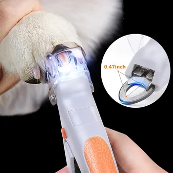Profesinės naminių Gyvūnėlių Nagų Clipper Žirklės Su LED Šviesos Kačių ir Šunų Nagų Kirpimo Įrankis, Žirklės Nagų Toeclaw Cutter Žirkliniai Pet Tiekimo