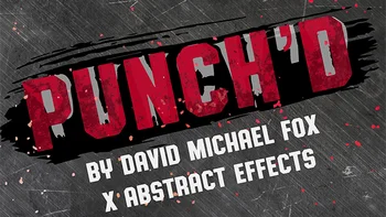 Punch ' d (Gudrybėmis) pateikė David Michael Fox Kortelės Magija ir Apgauti Deniai Rekvizitai Magia Magas, Iliuzijos Juokinga Kortelės Pradedantiesiems Uždaryti