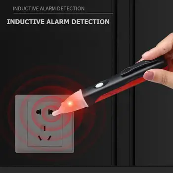 Skaitmeninis bandymo Pieštuku 90-1000V Ne-kreipkitės Indukcijos Daugiafunkcinis Įtampos Testeris Pen LED Žibintai Ekranas Metrų Testeris