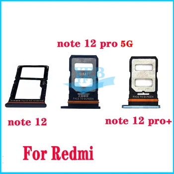 Už Xiaomi Redmi 12 Pastaba Pro Pro Plus+ Sim Kortelės Dėklas Reader Laikiklio Adapterio Remontas, Atsarginės Dalys