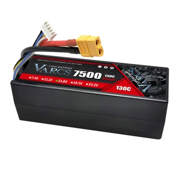 VARCS Lipo Baterija 7.6 V 11.4 V, 7.4 V, 11.1 V 15.2 V, 14.8 V 22.2 V 2S 3S 4S, 6S 7500Mah 6300Mah 6500mAh 6200mAh 6750mAh 8400mAh 7000mAh