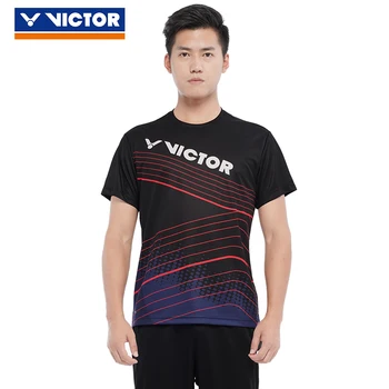 VIKTORAS Mokymo Serijos Badmintono Kostiumai, vyriški Sportiniai marškinėliai 00010 Moterų, T-shirts01010