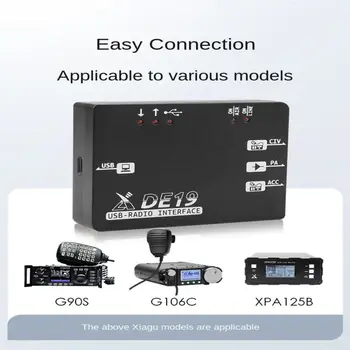 Xiegu DE-19 DE19 Išorės Plėtra Adapteris USB Radijo Sąsajos CIV PA ACC G90/G90S, G106/G106C XPA125B